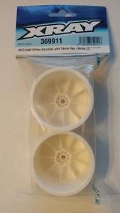 369911 XRAY 4WD Hinterrad Aerodisk mit 14mm Sechskant - Weiß (2) - Bild 1 von 2