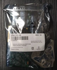 Emulex LPe31002-M6 16Gb 2-Port PCIe Fibre Channel Adapter NEW - Picture 1 of 8