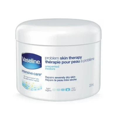 3PACK Vaseline Problem Skin Therapy Unscented Creamy Petroleum Jelly 220ml each - Image 1 of 2