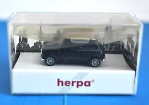 HERPA 021210 Mini Cooper - (Black) "DEUTSCHLAND" (NEW-MINT w/BOX) - Picture 1 of 8