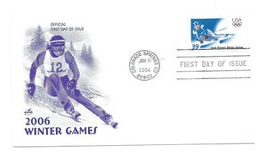 3995 39c Juegos Olímpicos de Invierno ArtCraft FDC - Imagen 1 de 1