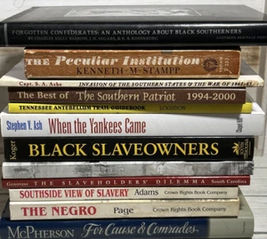 VTG Confederate States Civil War Southern Slave States History Book lot of 12 - Picture 1 of 9
