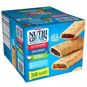 Kellogg's Nutri-Grain Bars Sortenpackung (1,3 Unzen bar, 36 kt.) - Bild 1 von 5