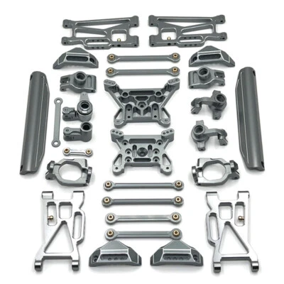 Aluminum Full Upgraded Parts Kit for MJX HYPER GO 1/10 10208 V1 Car Modification - Image 1 of 4