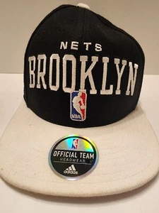 Adidas Brooklyn Nets Snapback Mütze SCHWARZ Cap NBA . - Bild 1 von 6