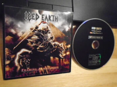 RARE PROMO Iced Earth VOICEOVER CD Framing Armageddon metal Judas Priest 2007 ! - Image 1 of 2