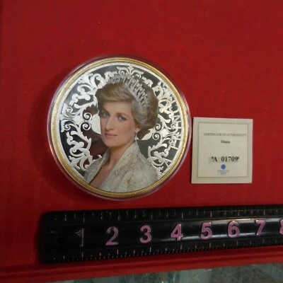 DIANA  A PRINCESS  JUMBO COMMEMORATIVE COIN PROOF  - Image 1 of 4
