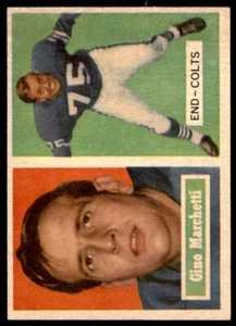 1957 TOPPS GINO MARCHETTI BALTIMORE COLTS #5 - Picture 1 of 2