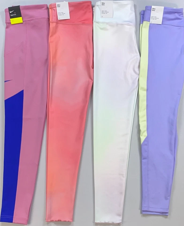 Girl's Youth Nike One Dri-Fit Tight Fit Compression Leggings NEW Size L - Image 1 of 1