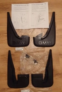 NOS Genuine BMW E34 5 Series Mud Flap Set 1988-1996 - Picture 1 of 5