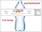 14 PEACH BRIDAL WEDDING SHOWER FLORAL Water Bottle Label Personalized Waterproof