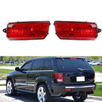 Rear Bumper Reflector Light Fog Lamp For Jeep Grand Cherokee 2005-2009 - Imagem 1 de 4