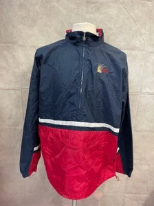 Vintage Gear For Sports Windbreaker Jacket Men’s Navy/Red Size XL - Picture 1 of 7