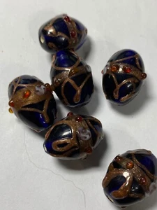 Hochzeitstorte LampWork Perlen 11 mm bis 20 mm - Bild 1 von 37