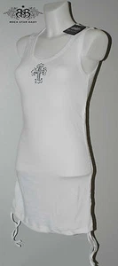 RSB ROCK STAR BABY BEAUTIFUL LADIES MAMAS MAY TANK TOP WHITE size M NEW 09-58 /B21 - Picture 1 of 1