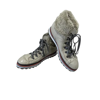 Puma Women's Size 6.5 Leather Snow Boots, Faux Fur Outdoor Traction, Warm Comfy - Image 1 of 4