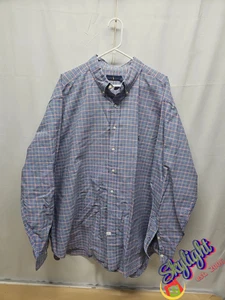 Polo Ralph Lauren Men's Long Sleeve Button Down Blue Shirt Small Plaid Size 3XB - Picture 1 of 14