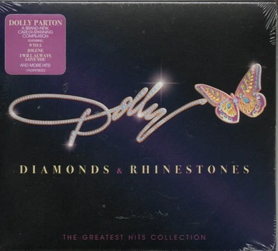 DOLLY PARTON - DIAMONDS & RHINESTONES (GREATEST HITS) (CD 2025) NEW/SEALED - Image 1 of 2