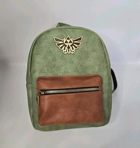 Legend of Zelda Mochila Bioworld Triforce Hyrule Logo Imitación Cuero Bolso Juegos - Imagen 1 de 6