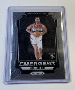 2024-25 PANINI~PRIZM BASKETBALL~Alexandre Sarr~Emergent~Silver Prizm~RC~Rookie - Bild 1 von 2