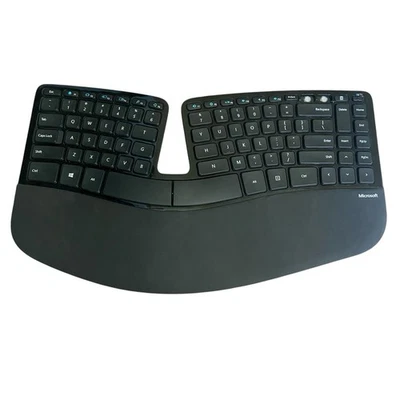 Microsoft Sculpt Ergonomic Keyboard Model 1559 No Dongle Tested Missing 2 Keys - Image 1 of 4