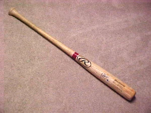 2001 Bill Ortega Game-Issued "Rawlings" Bat-St. Louis Cardinals-COA - Bild 1 von 11