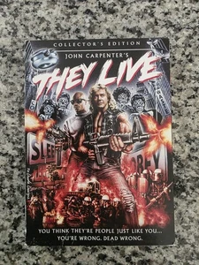 They Live Scream Factory Shout Factory Collectors Edition DVD With Slipcover - Picture 1 of 3
