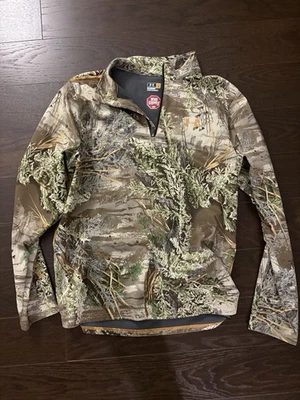 Under Armour Advantage Max 1 Windstopper Hunting Jacket Mens L Camouflage 1/ Zip - Image 1 of 4