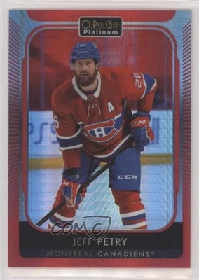 2021-22 O-Pee-Chee Platinum Red Prism /199 Jeff Petry #53 - Image 1 of 2