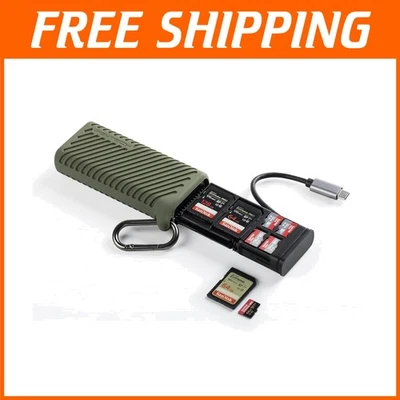 Water-Resistant High-Speed SD Card Reader & Storage - USB Type-C Compatible - Image 1 of 4