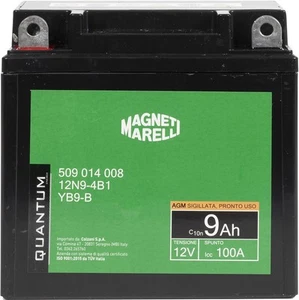 Magneti marelli batteria moto e scooter 9AH 12V 100A tecnologia AGM sigillata po - Imagen 1 de 8