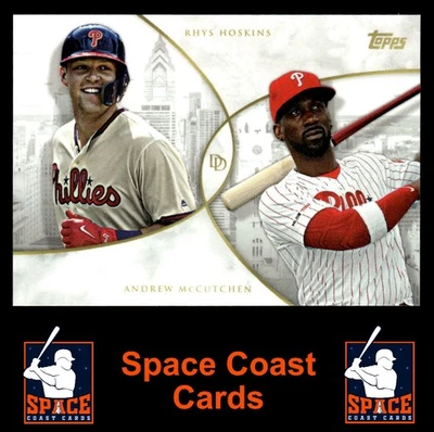 2019  Topps On-Demand Dynamic Duals Rhys Hoskins / Andrew McCutchen #20 - Image 1 of 2