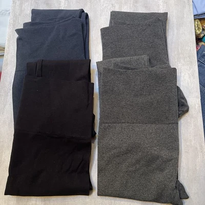 BENEFÍCIOS FELIZES por WARNER'S~Leggings de cintura alta sem costura~Tamanho G a XL~Cinza - Imagem 1 de 4