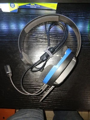 Auriculares para juegos TURTLE BEACH Recon Chat con conector de micrófono PC PS4 PS5 azul/negro Foto 1 de 3