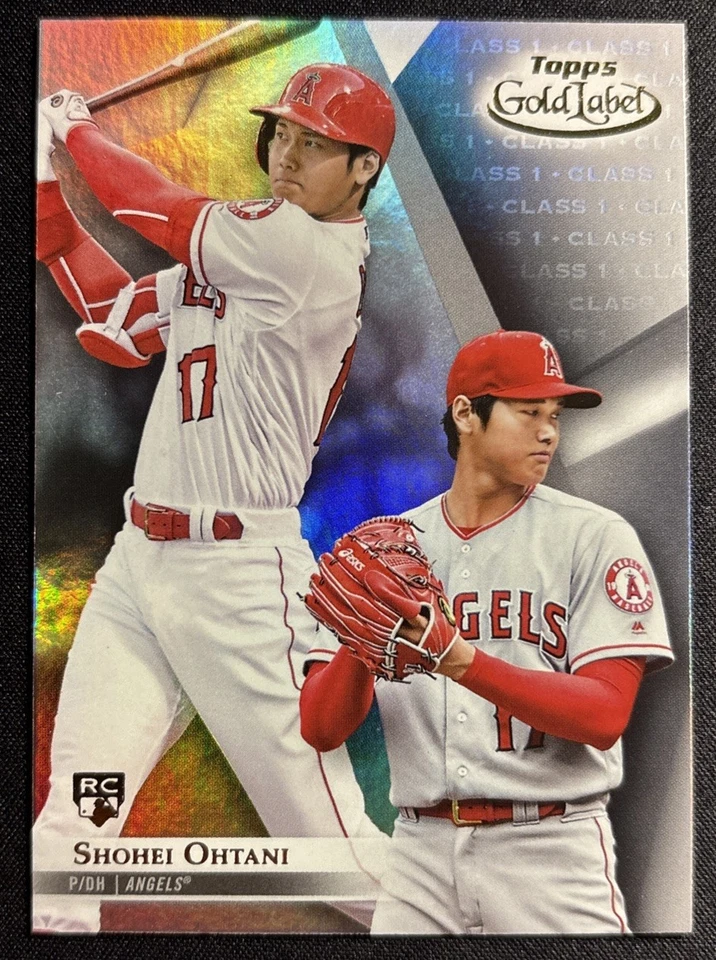 Shohei Ohtani 2018 Topps Gold Label #17 Class 1 Holo Foil Rookie RC Dodgers MVP - Image 1 of 2