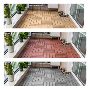 22 x RHP WPC Klickfliesen, Terrassen- & Balkonfliesen Holzfliesen Terasse Balkon - Bild 1 von 20