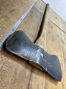 hache OLD TOOL outil ancien HACHE Bûcheron Double Tranchants N°234 - Picture 1 of 10