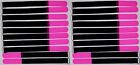 20x Kabelklett Klettband 300 x 25 mm neon pink Öse Klett Kabelbinder Klettbänder