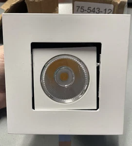 WAC Lighting Dax Oculux 3.5" LED Sqr Open Spot 3000K Trim, White - R3BSD-S930-WT - Picture 1 of 5