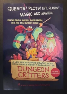 DUNGEON CRITTERS Graphic Novel Comic Book Art 2020 ~ Magazine Page PRINT AD - Picture 1 of 1