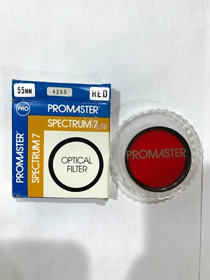 PROMASTER Spectrum 7 Optical Filter 55mm RED - Image 1 of 4
