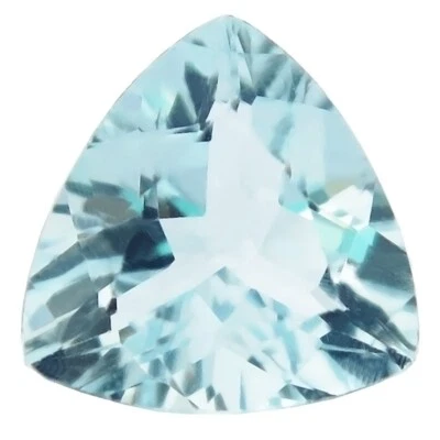 2.22ct Lulu Paraiba Color Azul Corte Trillón Apatita Natural Extraída en Brasil Foto 1 de 4