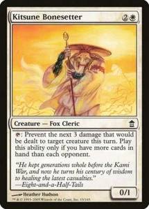 Kitsune Bonesetter [Saviors of Kamigawa] Magic MTG - Picture 1 of 1