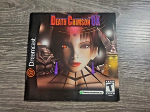 Death Crimson OX (Sega Dreamcast, 2001) SOLO MANUAL - Imagen 1 de 4