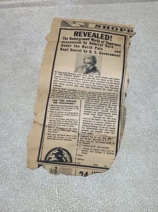Vintage Newspaper Article Of Dr. Raymond Bernard's "The Hollow Earth" Advertise - Picture 1 of 3