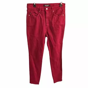 Judy Blue Damen 13/31 Skinny Jeans Garment Dyed Rot Bauchkontrolle High Waist - Bild 1 von 9