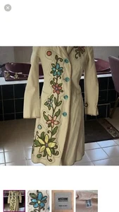 Vintage MOSCHINO floral embroidered Coat - Picture 1 of 4