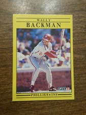 1991 Fleer Update Box Set #U-106 Wally Backman Philadelphia Phillies Card