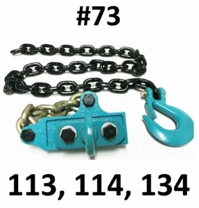 SET#73 DEAL AUTO BODY FRAME MACHINE 4 FEET CHAIN + SLIP + Mo-clamp style MCL0750 - Foto 1 di 6