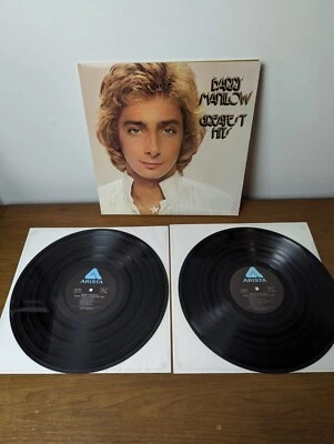 Barry Manilow Greatest A2L 8601 Arista No Barcode OG Inners Gatefold Tested VG - Image 1 of 4